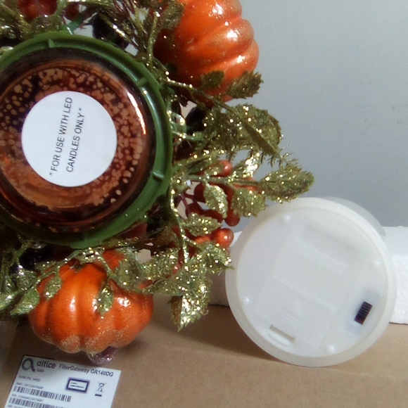 Sparkling Fall Themed Centerpiece Arrangement BNIB - Picture 9 of 14
